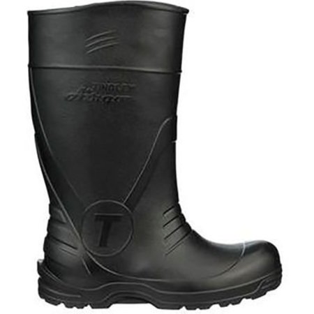 TINGLEY RUBBER Airgo„¢ Ultra Lightweight Knee Boot, Men's Size 8, 15"H, Plain Toe, Cleated Outsole, Black 21141.08